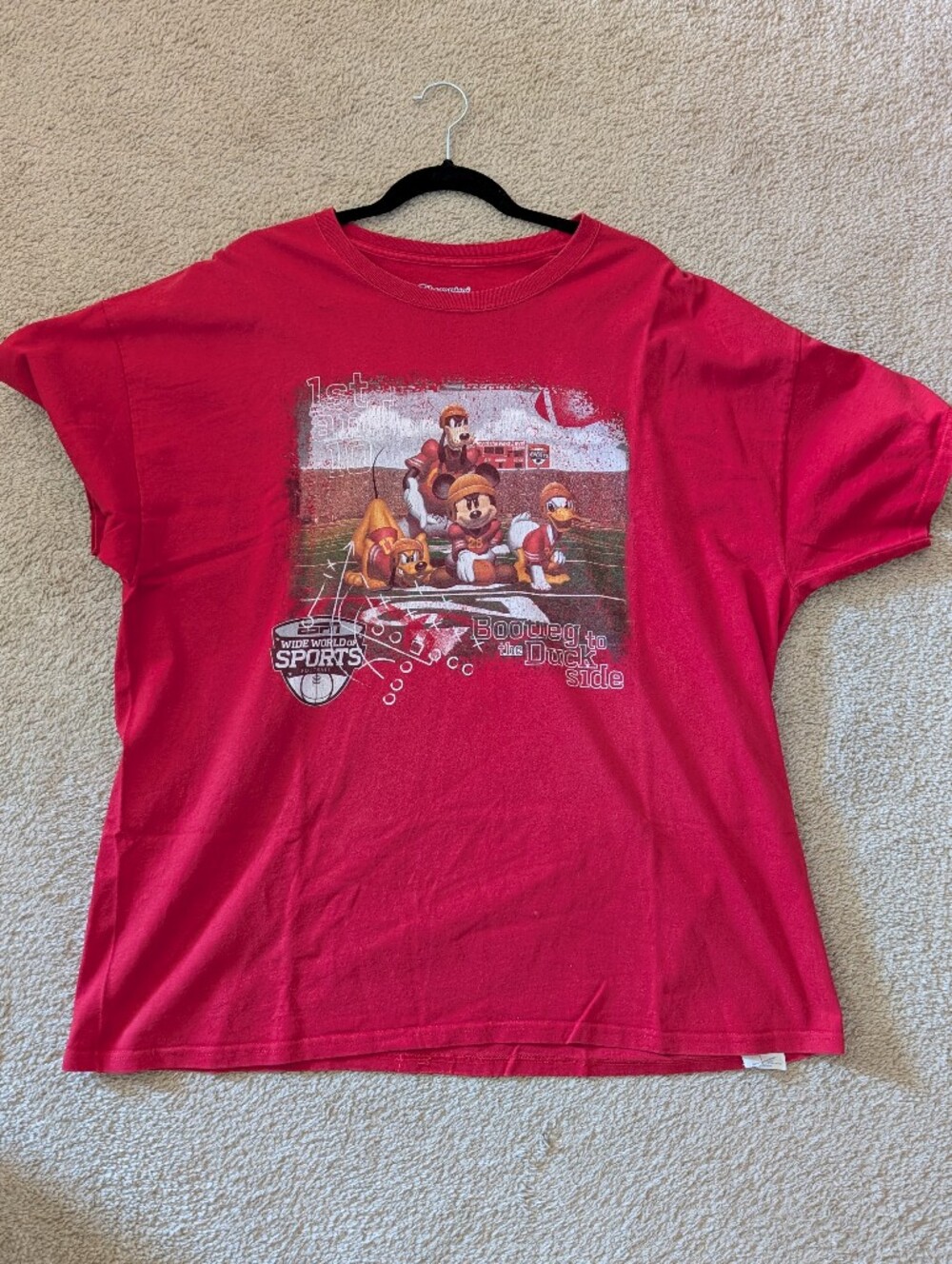 Mickey Mouse & Friends ESPN World Wide Of Sports Mens' Graphic Tee